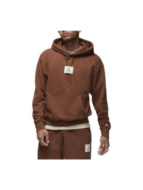 Jordan Air Jordan Brand Drawstring Hoodie Men's Brown DV7024-262