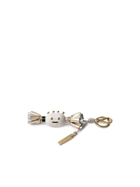 Prada Candy leather keyring