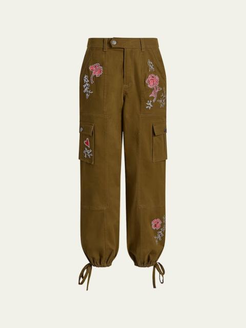 Cinq à Sept Zola Desert Rose Cargo Joggers