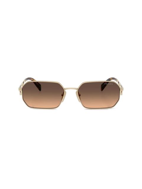 Prada gradient rectangle-shape sunglasses
