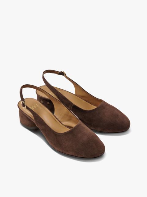beek Lora Suede Ballet Slingback Heel