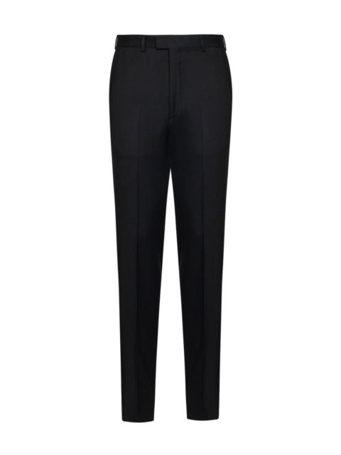 ZEGNA Black Techmerino Wash&Go trousers
