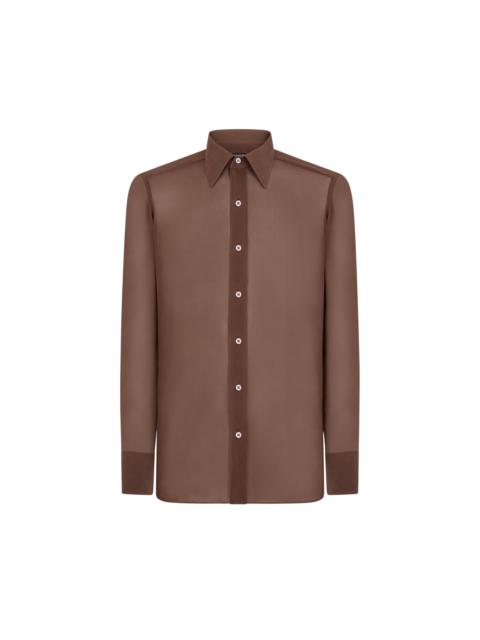 TOM FORD CREPE SATIN SLIM FIT SHIRT