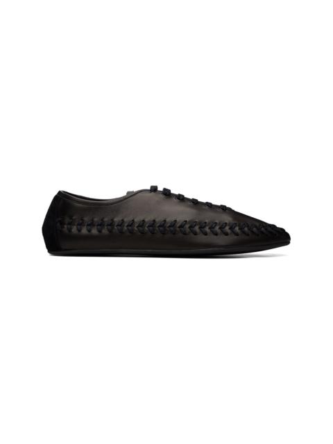 HEREU Black Birla Loafers