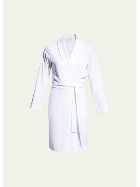 HANRO Cotton Jersey Short Robe