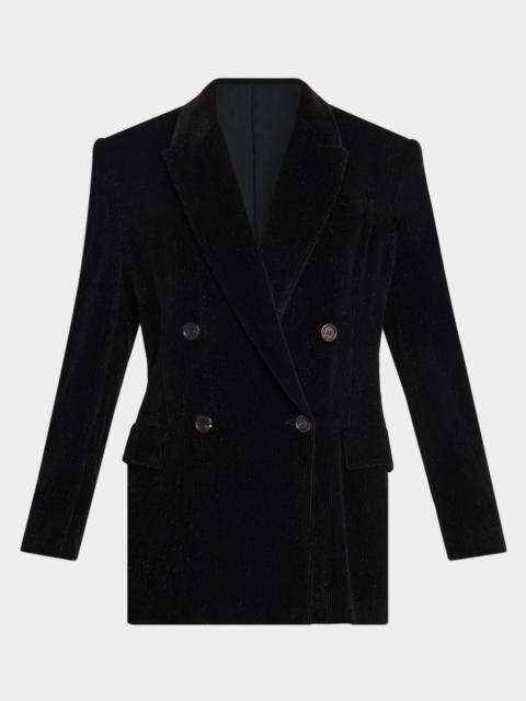 Brunello Cucinelli Sparkling Corduroy Suit-Type Jacket