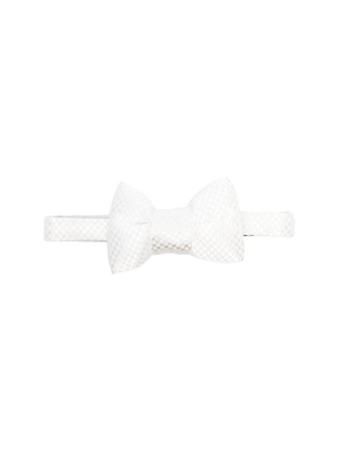 textured-satin bow tie