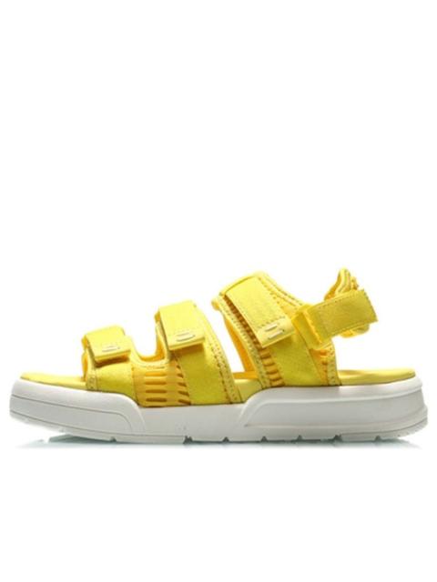 Li-Ning (WMNS) Li-Ning Slippers 'Yellow White' AGUN012-12