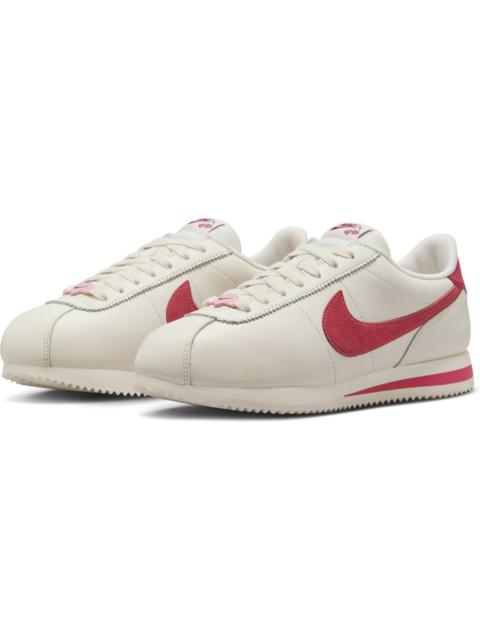 Nike Cortez Sneaker in Sail/Adobe/Soft Pink/Red at Nordstrom