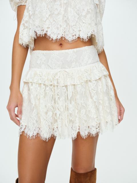 For Love & Lemons Rosa Mini Skirt