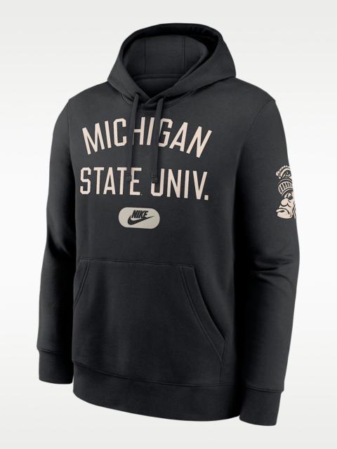 Nike Michigan State Club Men's Nike College Pullover Hoodie