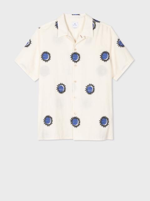 Cotton-Blend Fil Coupé 'Sun' Shirt