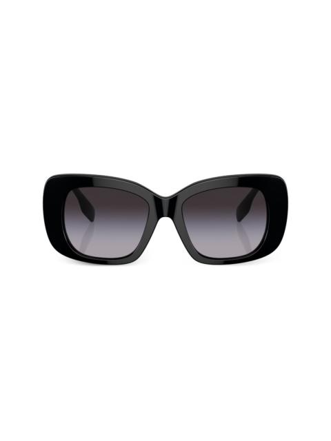 Burberry logo-print square-frame sunglasses