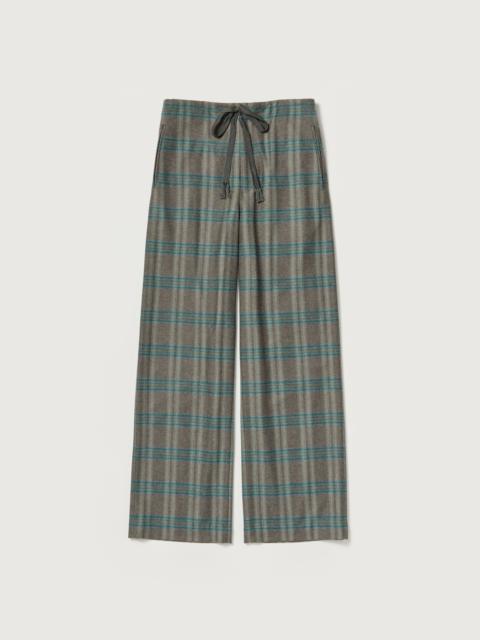 AURALEE WOOL FULLING FLANNEL DRAWSTRING PANTS