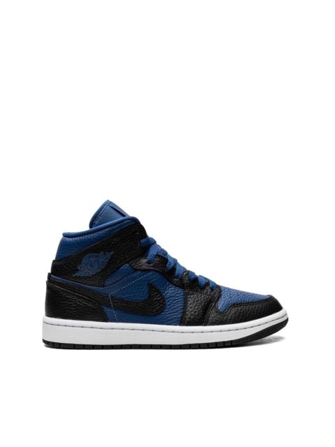 Jordan 1 Mid Split "Black/French Blue/White" sneakers