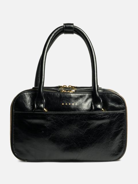 Marni LEATHER SMALL BOXYNE BAG