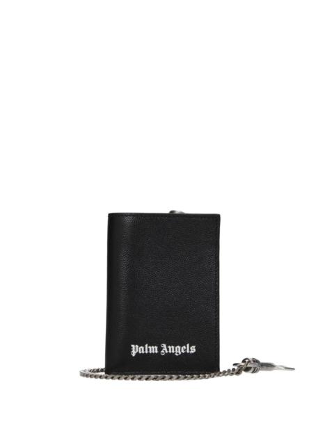 Palm Angels Document holders Leather Black