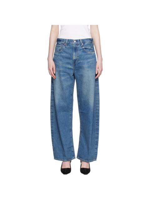 Levi's Blue Drop Barrel Jeans