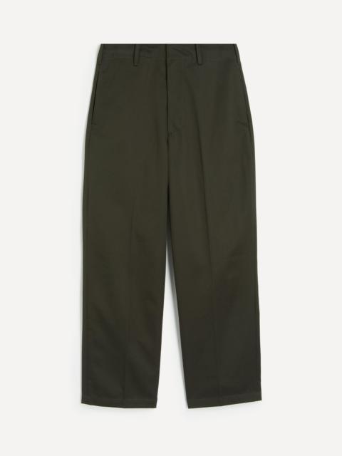 LADY WHITE CO. Twill Black Olive Trousers