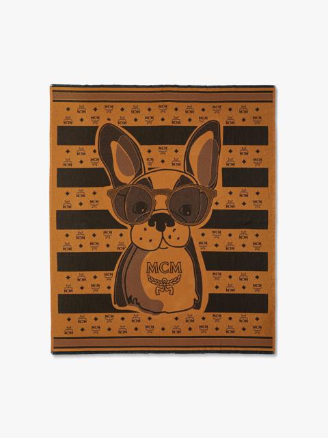 MCM M Pup Jacquard Beach Blanket