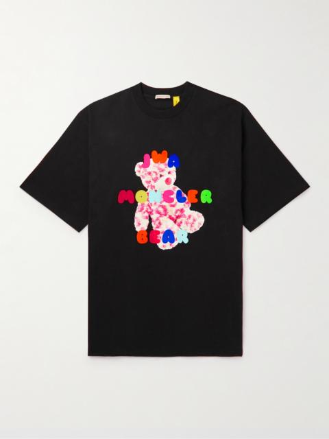 Moncler JW Anderson Logo-Print Cotton-Jersey T-Shirt