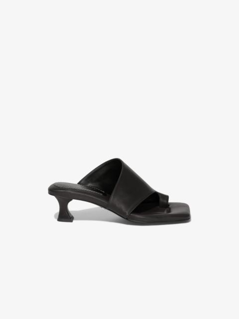 Proenza Schouler Square Asymmetric Toe Ring Sandals