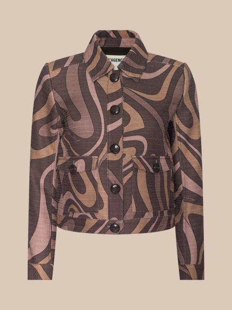 L'AGENCE Nyx Cropped Jacket