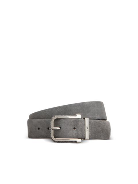 Tod's belt in suede