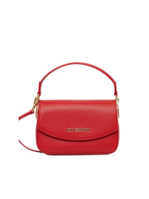 Moschino logo-charm cross-body bag