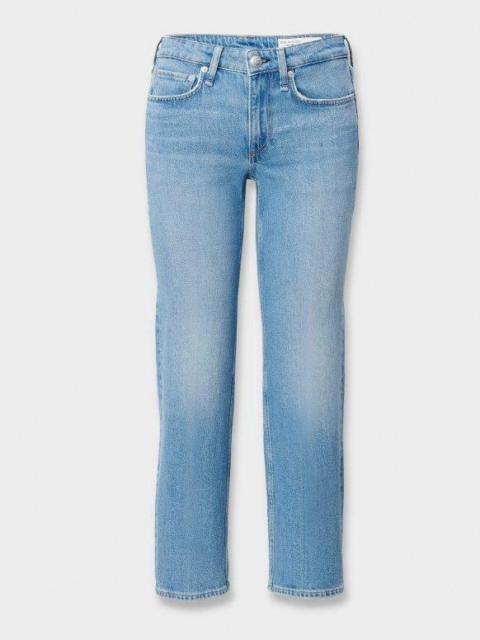 rag & bone Harlow Ankle Straight Jean Low-Rise in Vintage Stretch Denim