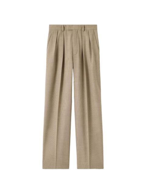 Loro Piana pleated wool trousers
