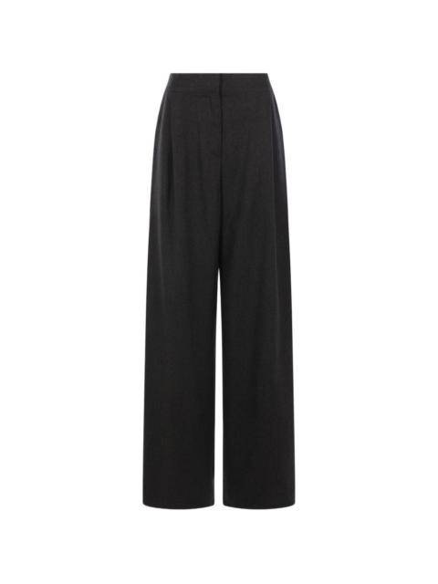 DUŠAN pleated wide-leg trousers