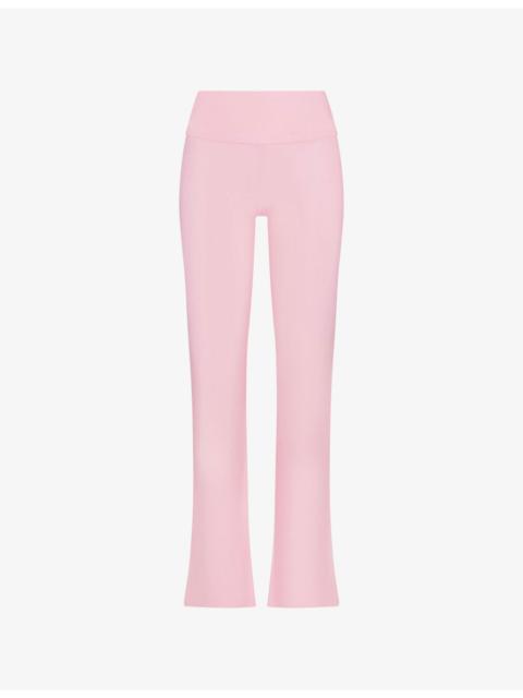 SKIMS Foldover Cotton-Jersey Trousers