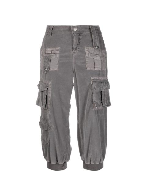 Blumarine multi-pocket cropped trousers