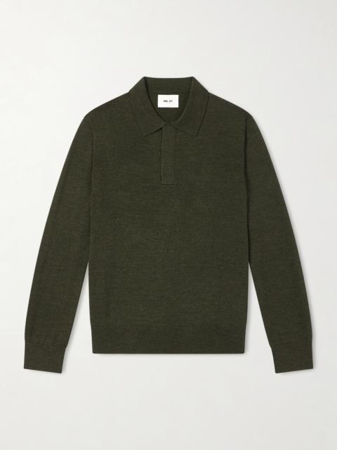 NN07 Emerson 6605 Wool Polo Shirt