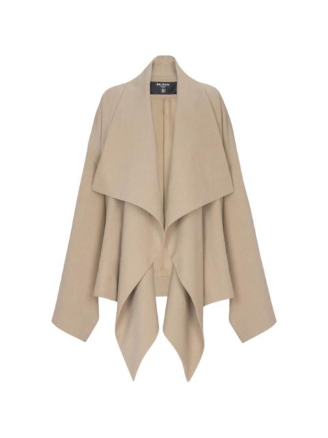 Balmain loose gabardine jacket