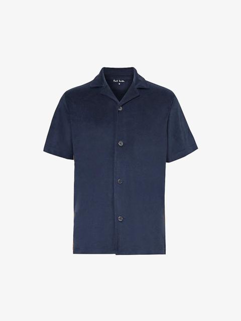 Paul Smith Towel Stripe camp-collar regular-fit cotton-blend shirt