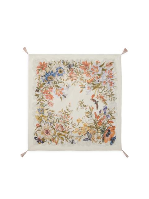 Etro Women's Printed Cotton Scarf - Multi Beige