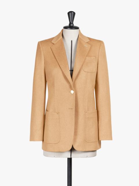 BLASY Single-breasted camel blazer