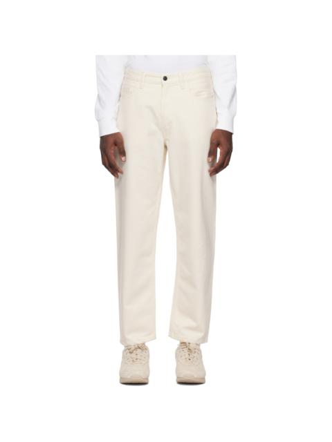 Nanamica Off-White Five-Pocket Jeans