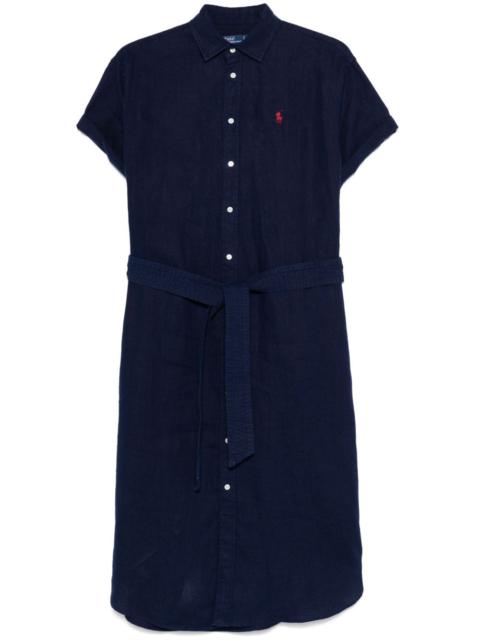 Polo Ralph Lauren Oxford belted midi dress