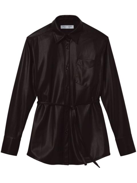 Proenza Schouler faux-leather shirt jacket