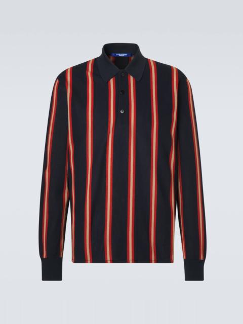 Junya Watanabe MAN Striped wool polo shirt