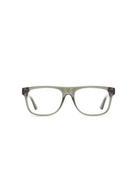 GUCCI rectangular-frame logo glasses