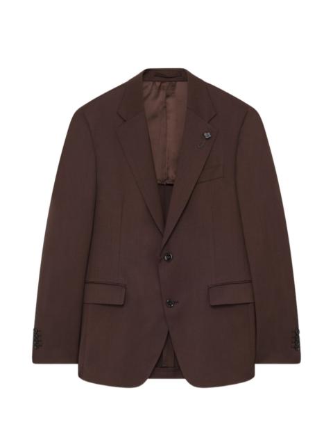 LARDINI single-breasted wool blazer