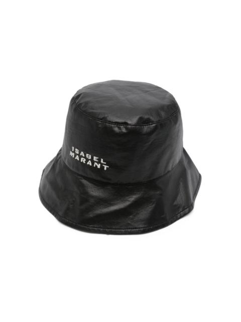 Loiena logo-embroidered bucket hat