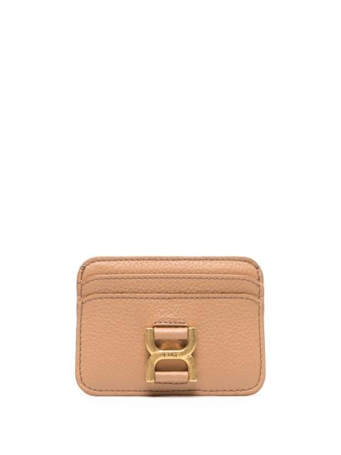 See by Chloé Neutral Marcie Leather Card Holder