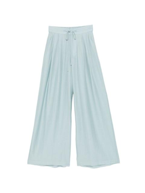 ELEH drawstring wide-leg trousers