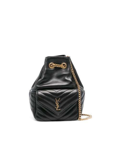 SAINT LAURENT Joe quilted backpack