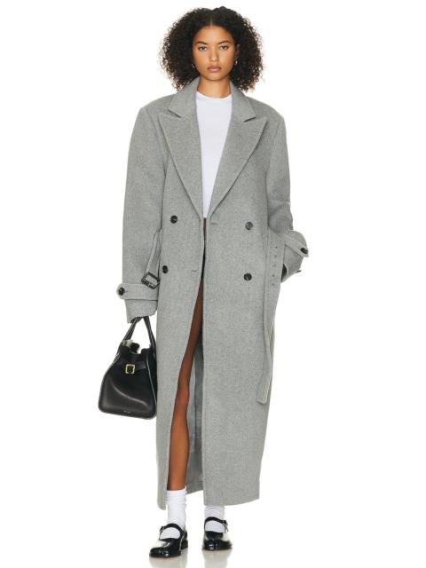 HELSA Bold Shoulder Long Coat